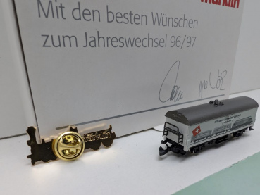 Märklin Z DC 8600s1997 Kühlwagen "150 Jahre Schweiz.Bahn" / Jahresw. 96/97 / OVP
