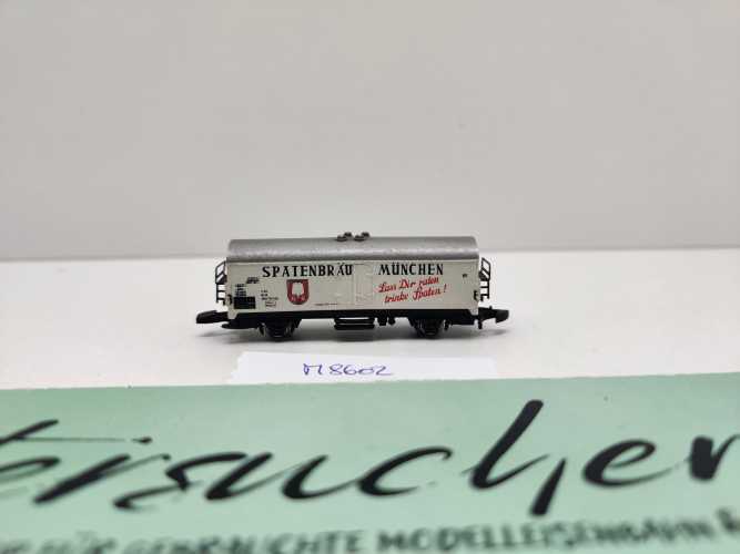 Märklin Z DC 8602 Bierwagen "Spatenbräu München" Ichqrs377 / Privat