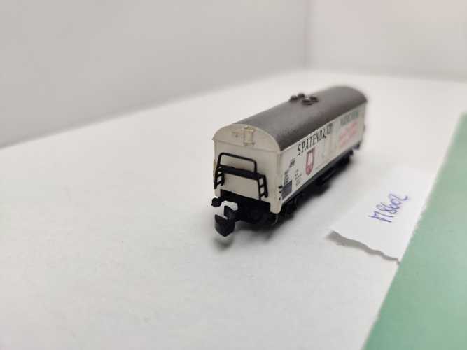 Märklin Z DC 8602 Bierwagen "Spatenbräu München" Ichqrs377 / Privat