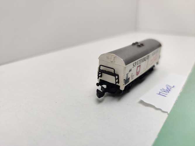 Märklin Z DC 8602 Bierwagen "Spatenbräu München" Ichqrs377 / Privat