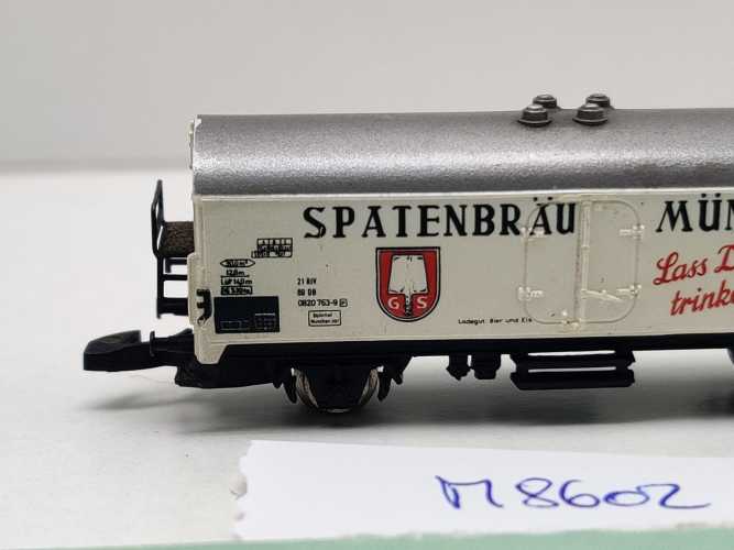 Märklin Z DC 8602 Bierwagen "Spatenbräu München" Ichqrs377 / Privat