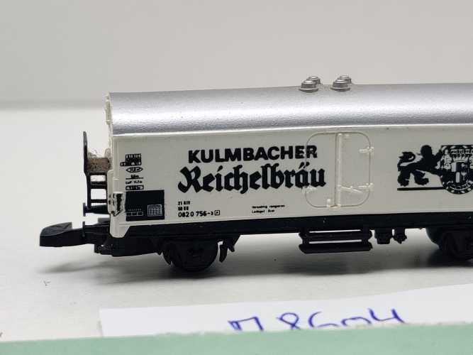 Märklin Z DC 8604 Bierwagen "Kulmbacher Reichelbräu" Ichqrs377 / Privat