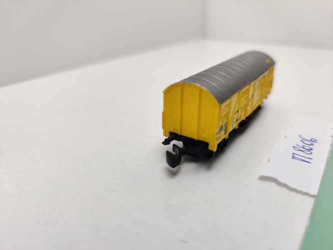 Märklin Z DC 8606 (2) gedeckter Güterwagen "Bananen" Ibbis / DB