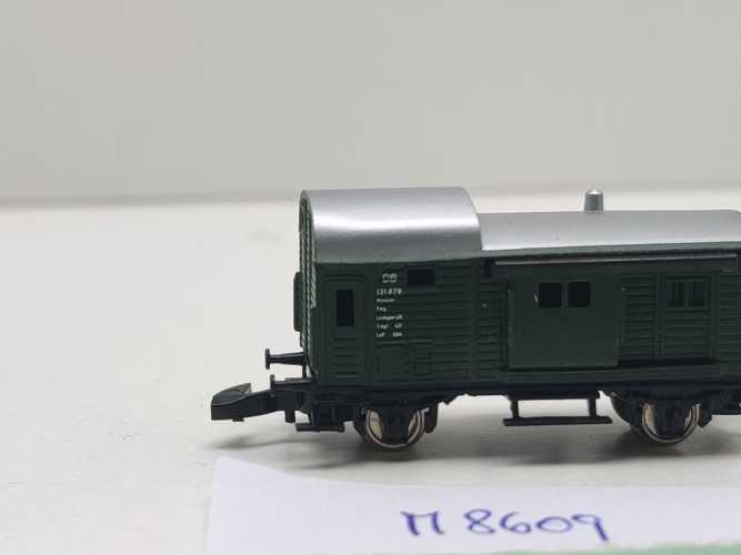 Märklin Z DC 8609 Güterzug-Gepäckwagen Pwg 012 / 131 878 / DB