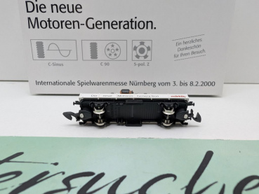 Märklin Z DC 8615.2000.01 Niederbordwag. "neue Motoren Gen." / Messe NBG '00 / OVP