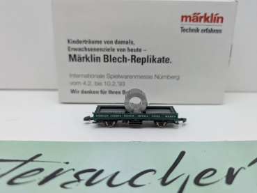 Märklin Z DC 8610s1993 Niederbordwagen "Blech-Replikate" / Messe NBG '93 / OVP
