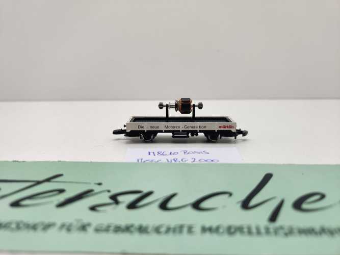 Märklin Z DC 8610 Niederbordwagen "Int. Spielw. Messe NBG 2000"