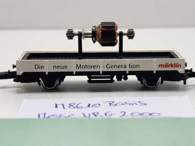 Märklin Z DC 8610 Niederbordwagen "Int. Spielw. Messe NBG 2000"