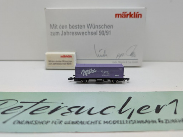 Märklin Z DC 8615.1990.90 Containerwagen "Milka" / Jahresw. 90/91 / DB / OVP