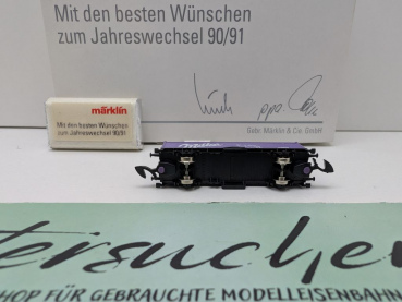 Märklin Z DC 8615.1990.90 Containerwagen "Milka" / Jahresw. 90/91 / DB / OVP
