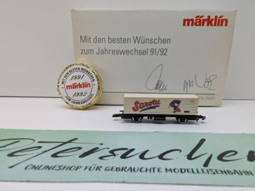 Märklin Z DC 8615.1991.90 Containerwagen "Sarotti" / Jahresw. 91/92 / DB / OVP