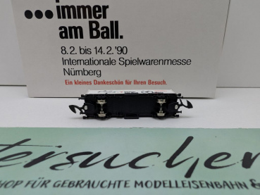 Märklin Z DC 8617 Containerwagen "...immer am Ball" / Messe NBG '90 / OVP