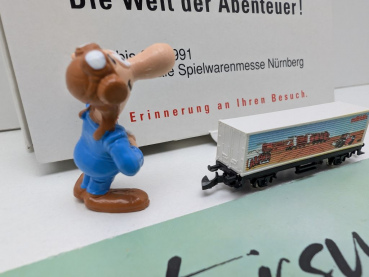 Märklin Z DC 8617 Containerwagen "Alpha" / Messe NBG '91 / OVP