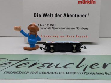 Märklin Z DC 8617 Containerwagen "Alpha" / Messe NBG '91 / OVP