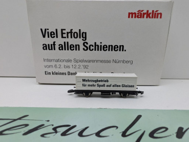 Märklin Z DC 8617 Containerwagen "Delta" / Messe NBG '92 / OVP