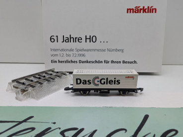 Märklin Z DC 8617 Containerwagen "Das C-Gleis" / Messe NBG '96 / OVP