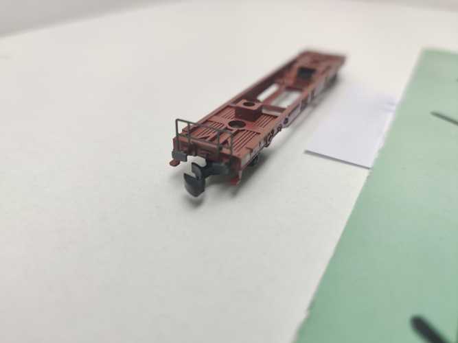 Märklin Z DC 8621 Huckepackwagen Sdkms707 362-3 / ohne Auflieger / DB
