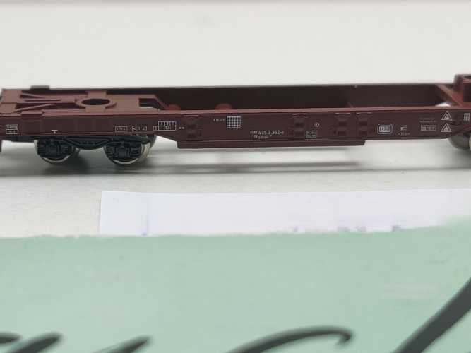 Märklin Z DC 8621 Huckepackwagen Sdkms707 362-3 / ohne Auflieger / DB