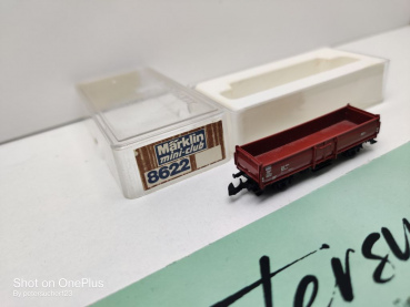 Märklin Z DC 8622 offener Güterwagen / E 037 (Omm 52) / DB / OVP