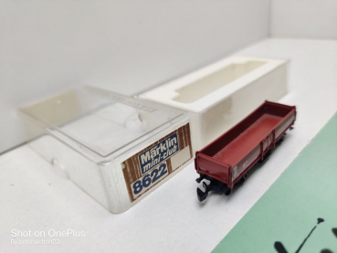Märklin Z DC 8622 offener Güterwagen / E 037 (Omm 52) / DB / OVP