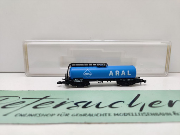 Märklin Z DC 8627 Mineralöl-Kesselwagen blau "ARAL" [P] / DB / OVP