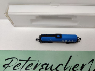 Märklin Z DC 8627 Mineralöl-Kesselwagen blau "ARAL" [P] / DB / OVP