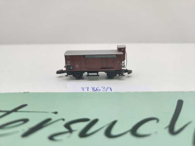 Märklin Z DC 8639 ged Güterwagen Bremserhaus G10 / 139 254 / DB