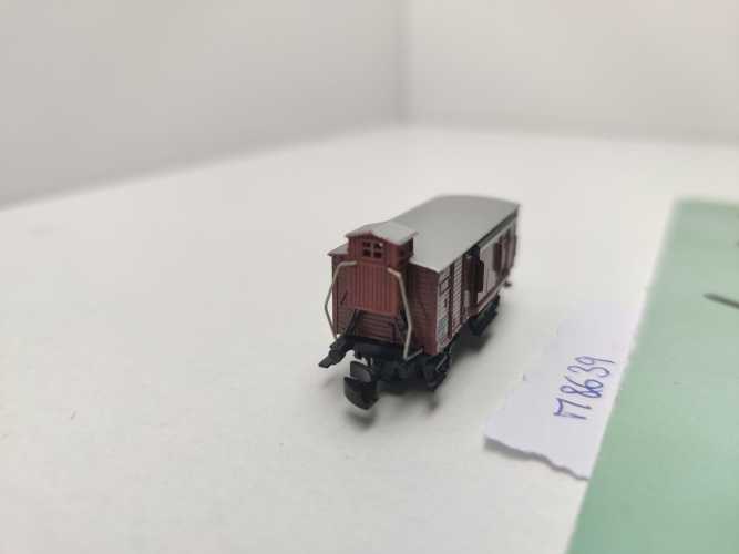 Märklin Z DC 8639 ged Güterwagen Bremserhaus G10 / 139 254 / DB