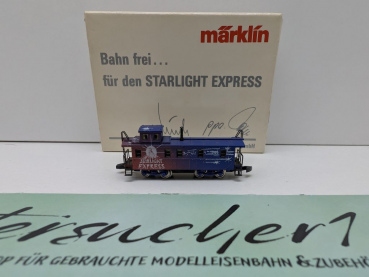 Märklin Z DC 8640.1988.01 Güterzugbegleitwagen USA "Starlight Express" / OVP