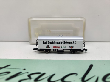 Märklin Z DC 8646 Kühlwagen "Rothaus" Ichqrs377 / Privat / OVP