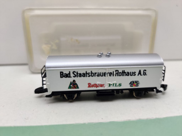 Märklin Z DC 8646 Kühlwagen "Rothaus" Ichqrs377 / Privat / OVP