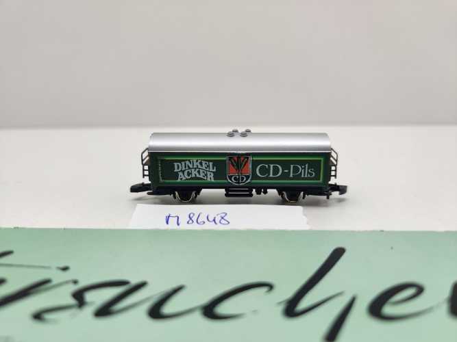 Märklin Z DC 8648 Bierwagen "Dinkelacker" Ichqrs / Privat, DB
