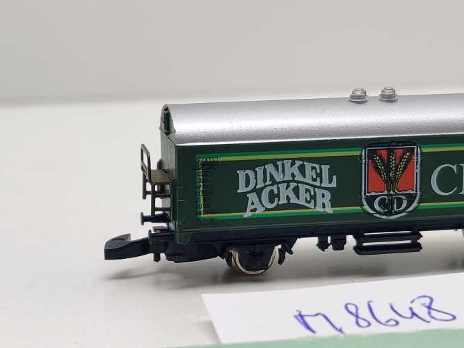 Märklin Z DC 8648 Bierwagen "Dinkelacker" Ichqrs / Privat, DB