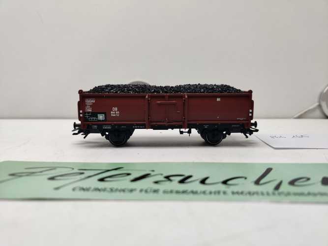 Märklin H0 AC 866 165 offenen Güterwagens / NEM / DB / Ladegut Kohle
