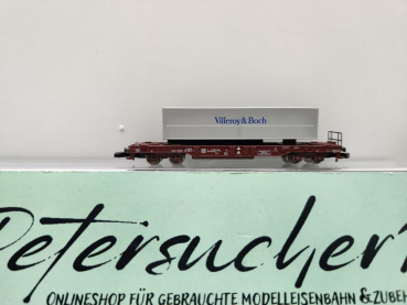 Märklin Z DC 8662 Huckepackwagen Auflieger Villeroy / Sdgkms707 / DB / EVP