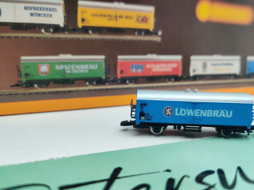 Märklin Z DC 8663 Bierwagen-Set "Münchener Brauereien" Ichqrs / DB / OVP