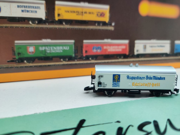 Märklin Z DC 8663 Bierwagen-Set "Münchener Brauereien" Ichqrs / DB / OVP