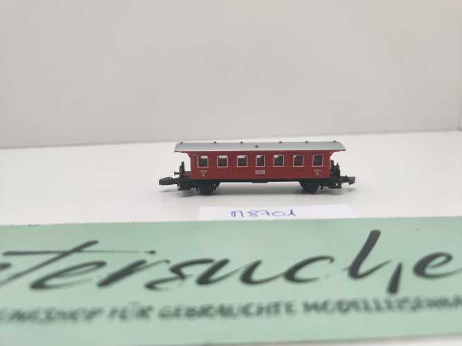 Märklin Z DC 8701 Personenwagen 2.Kl Ci / K.W.St.E.
