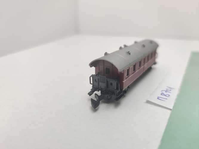 Märklin Z DC 8701 Personenwagen 2.Kl Bib / 83 382 / DB
