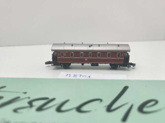 Märklin Z DC 8701 Personenwagen 2.Kl Bib / 83 382 / DB