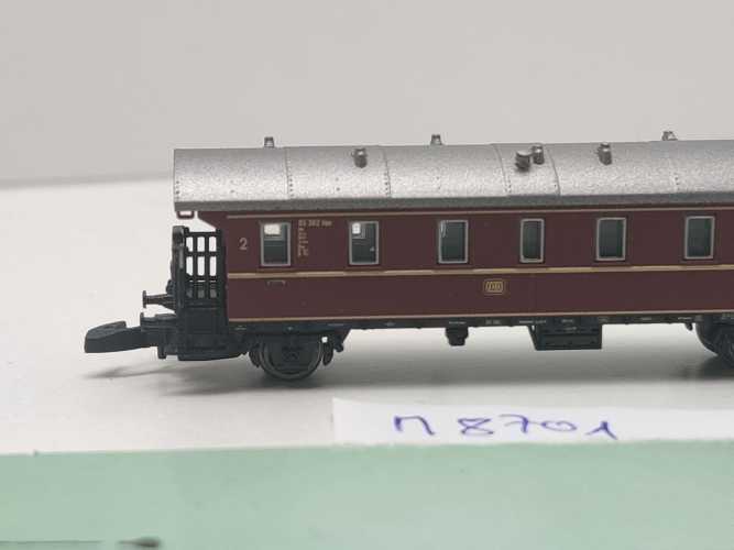 Märklin Z DC 8701 Personenwagen 2.Kl Bib / 83 382 / DB