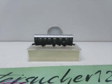 Märklin Z DC 8706 Personenwagen / Donnerbüchse 1. + 2.Kl. / Grün / DB / OVP