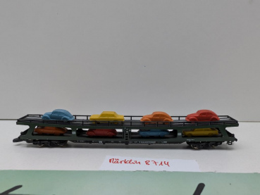 Märklin Z DC 8714 Reisezug Autotransportwagen / DDm 915 / DB