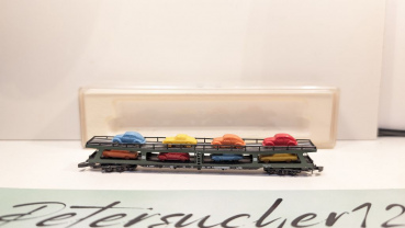 Märklin Z DC 8614 Autotransportwagen / DDm 915 / DB / OVP