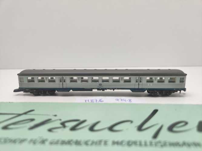 Märklin Z DC 8716 Nahverkehrswagen "Silberling" 2.Kl Bnb720 / 974-8 / DB