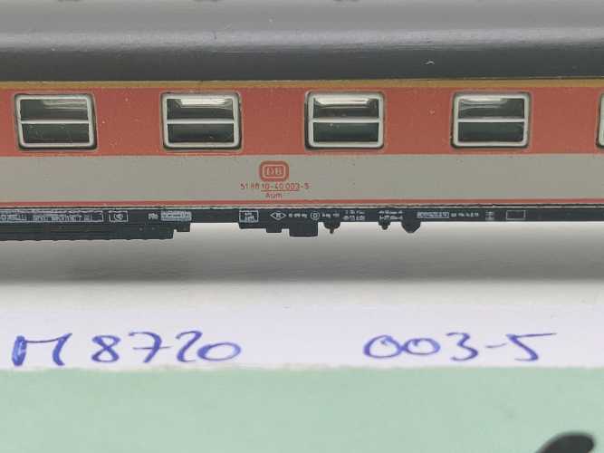 Märklin Z DC 8720 D-Zug Wagen 1.Kl Aüm203 / Pop-Farbe / DB
