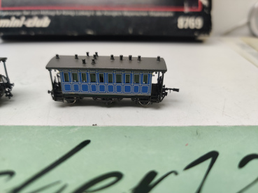 Märklin Z DC 8769 / 2-teiliges Ergänzungs-Wagen-Set / Hofzug König Ludwig II. (K.Bay.Sts.B.) / OVP