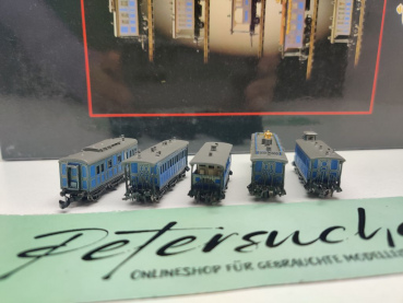 Märklin Z DC 8770 Wagen-Set Hofzug "König Ludwig" / K.Bay.Sts.B./ OVP
