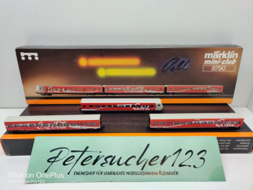 Märklin Z DC 8790 Wagen-Set S-Bahn "Coca Cola" / MHI / DB / OVP