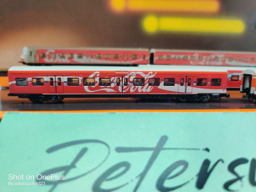 Märklin Z DC 8790 Wagen-Set S-Bahn "Coca Cola" / MHI / DB / OVP